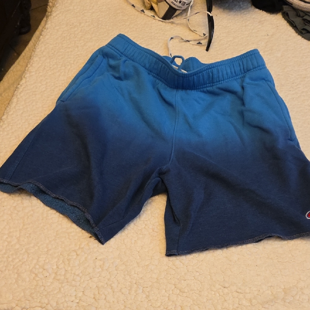 Champion Blue Ombre Drawstring Shorts